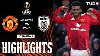 HIGHLIGHTS - Manchester United vs PAOK | UEFA Europa League 2024/25 | TUDN