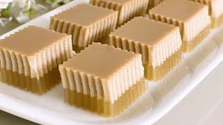 Brown Sugar Coconut Milk Agar-agar Recipe | 红糖椰奶燕菜糕食谱