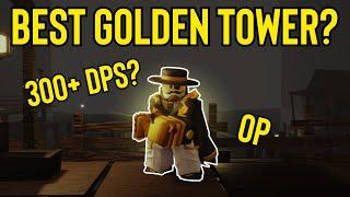 Golden Crook Boss is the Best Golden Tower? | Tower Defense Simulator (Roblox)