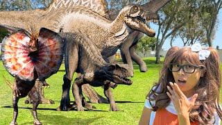 SMALLEST to LARGEST DINOSAUR Comparison for Kids | Soso brings her Dinosaur Toys to Life!