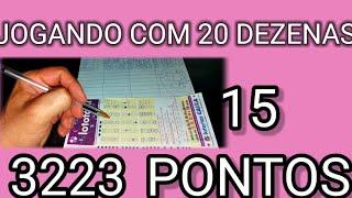 estratégia para ganhar 15 pontos na lotofácil 3223