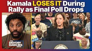 Kamala LOSES IT During CHAOTIC Rally As Final Poll Drops