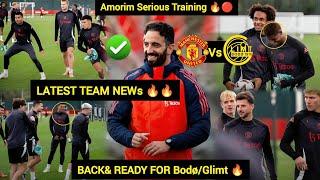 YES Zarkizee,De Ligt,AMAD || Ruben Amorim Serious Training|| Carrington buzzing!   MAN UNITED NEWS!