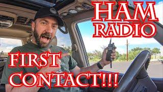 BEGINNER HAM RADIO | MAKING FIRST CONTACT! | A Most Difficult Journey! | Newly Licensed Technician.