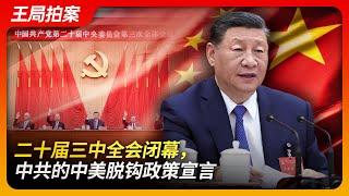 20th Third Plenary Session of the CCP: Declaration of Sino-US Decoupling Policy