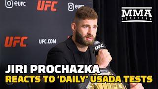 Jiří Procházka Reacts To ‘Daily’ USADA Tests | UFC 282 | MMA Fighting