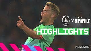 Last Ball Drama! | Highlights - Oval Invincibles v London Spirit | The Hundred 2023