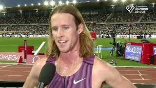 Olympic Champion Cole Hocker Reacts To Loss To Jakob Ingebrigtsen At Lausanne Diamond League 1500m