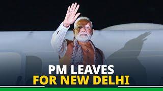 LIVE: PM Modi emplanes for New Delhi