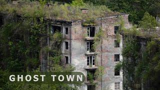 Road to Akarmara. Ghost town in Abkhazia. (Remastered)