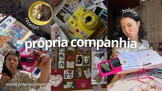 como aproveitar sua própria companhia |hobbies,diário, cozy vlog | alone girl diaries #1