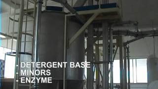 BINACCHI detergent powder plant by agglomeration - granulation technology