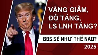 Vàng Giảm, USD tăng, LS Tăng... BĐS Sẽ Ảnh Hưởng Thế Nào Khi - Donald Trump làm TT 47 của Nước Mỹ