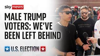 Male voters explain why they'll be voting for Donald Trump | US Election 2024