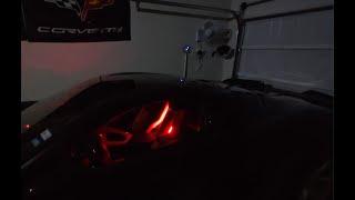 2020 -2025 C8 Corvette RGB LED Lights Mounted in Engine Bay/Side Cove/Welcome/Footwell