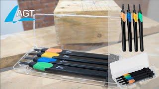 Utilisation de 4 outils de sculpture sur bois AGT astuce test gouges et ciseaux [PEARLTV.FR]