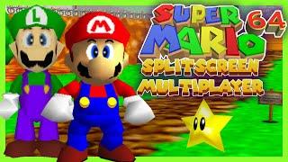 Super Mario 64 CO-OP Mod ⭐️ Splitscreen Multiplayer