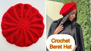 Crochet Easy Beret Hat