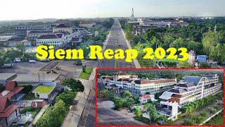 Beautiful scenery in Siem Reap City 2023 (Cultural village Area)