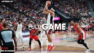 Game Replay // USA Men's National Team vs Canada 7.10.24