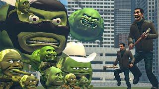 NEW AXEMAN VS ALL LIN GANG MELON FAMILY BIG CITY In Garry's Mod
