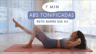 7 MIN BARRE ABS // DÍA 2 RETO