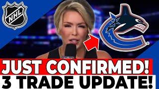 PUMP! EVERYONE FROM THE NFL CONFIRMS! 3 NEW TRADES FOR CANUCKS CONFIRMED? VANCOUVER CANUCKS NEWS