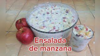 Ensalada de manzana | Postre navideño