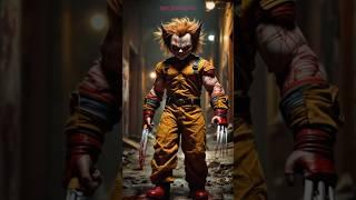 Unbelievable Horror Heroes Fusion: A Spine-Chilling Surprise #fusion #hybrid #dc #marvel #horror