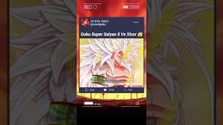 {Goku Super Saiyan 5 Vs Xicor }#shorts #short #anime