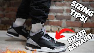 SIZING TIPS FOR THE 2024 JORDAN 3 “BLACK CEMENT” DO NOT MAKE THIS MISTAKE!!