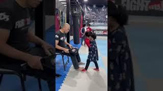 Cute Girl learning Kick Boxing #masterchen #tds #fightclub #martialarts #kungfu #training #cutegirl