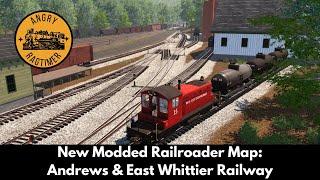 New Modded Railroader Map - Andrews & East Whittier Railway | Railroader Livestream