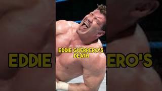 Eddie Guerrero's Death. Heartbreaking loss for WWE #eddieguerrero #wwe #shorts