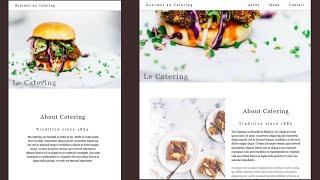 cafeteria website template full responsive | Html, CSS &JavaScript