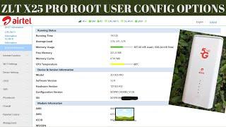 Airtel 5G Router Root User Configuration - ZLT X25 Pro Settings