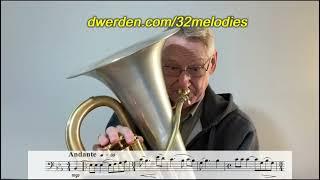 R.R. Terry: "Shenandoah," from 32 Melodies for Unaccompanied Euphonium (Werden)