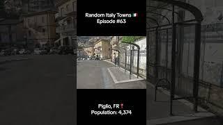 Piglio  Random Italy Towns  | Episode 63 | #italy #piglio #frosinone #lazio #perte #shorts