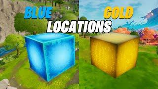 NEW Gold and Blue Kevin the Cube Locations | Fortnite Season 8