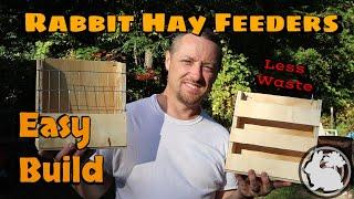 How To Make Rabbit Hay Feeders-Less Waste