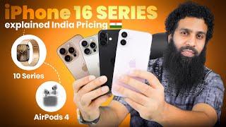 iPhone 16 Series Launched | iPhone 16 India Pricing, Apple Watch Series 10, AirPods 4 | Explained