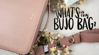 What's in my Bag?  sharing what I keep in my journal bag and how I organize it | Absent Studio BAO