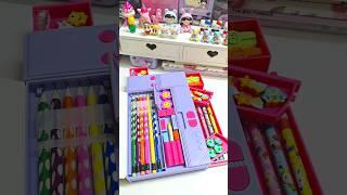 Filling my pencil box with cute stationery ️  #cute #asmr #stationary #shorts #youtubeshorts