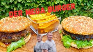 Lecker Burger mit Bratensauce 