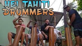 Ofaloto Jamming with Hei Tahiti Drummers (Pehe: America)