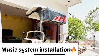 Swaraj855 Music system installationTractor modifications