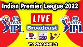 Indian Premier League IPL 2022 Live broadcast TV channel list | IPL 2022 Live TV channel