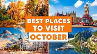 BEST PLACES to TRAVEL in EUROPE in OCTOBER ️ Holiday Destinations October