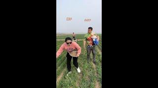 Work in the fields will not stop# funny#daily#vlog#family#prank