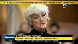 Doliu în teatrul românesc. Actriţa Olga Tudorache a încetat din viaţă